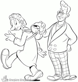 Ernst en bobbie 2 kleurplaat om te printen en kleuren