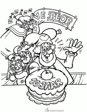 Feest 33 kleurplaat om te printen en kleuren