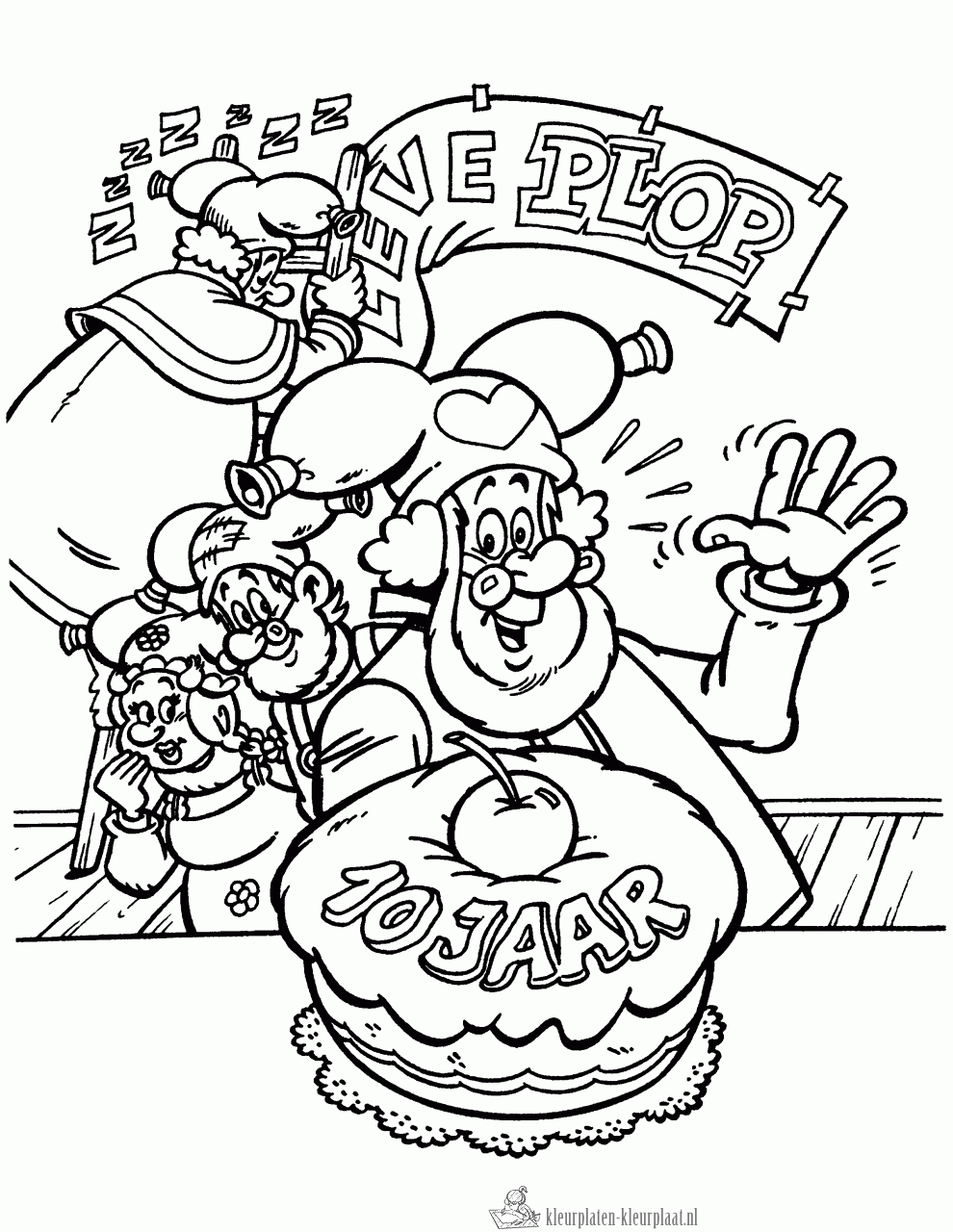 Feest 33 kleurplaat