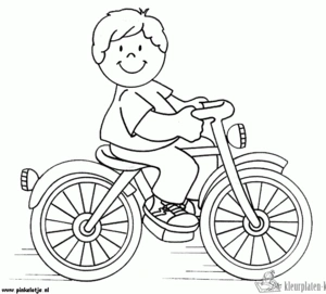 Fiets 36 kleurplaat om te printen en kleuren