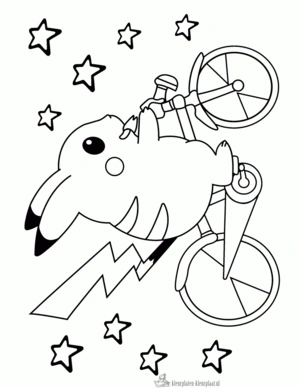 Fiets 9 kleurplaat om te printen en kleuren