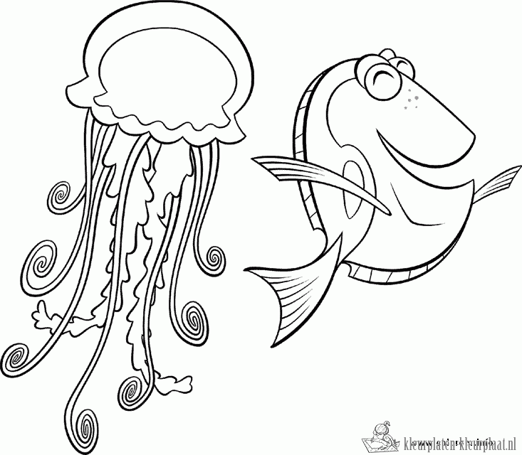 Finding nemo 21 kleurplaat