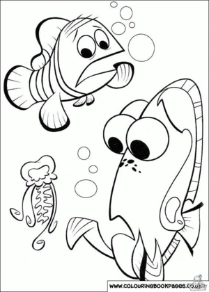 Finding nemo 24 kleurplaat om te printen en kleuren