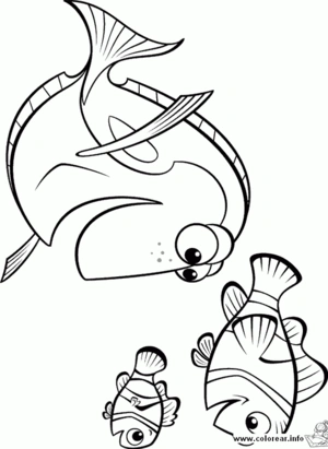 Finding nemo 34 kleurplaat om te printen en kleuren