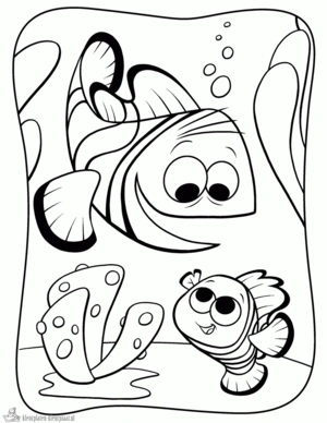 Finding nemo 40 kleurplaat om te printen en kleuren