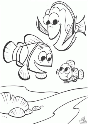 Finding nemo 44 kleurplaat om te printen en kleuren