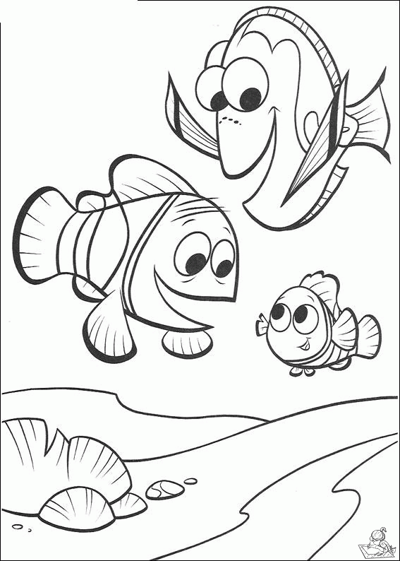 Finding nemo 44 kleurplaat