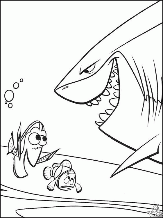 Finding nemo 46 kleurplaat