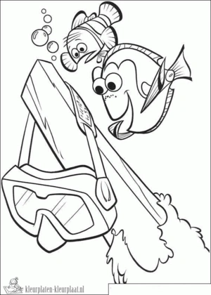 Finding nemo 48 kleurplaat om te printen en kleuren