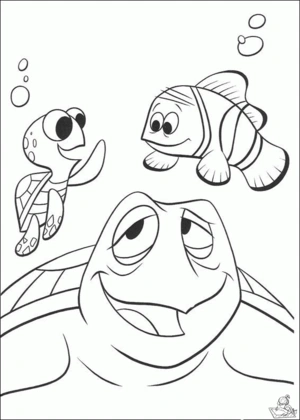 Finding nemo 60 kleurplaat om te printen en kleuren