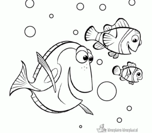 Finding nemo 9 kleurplaat om te printen en kleuren