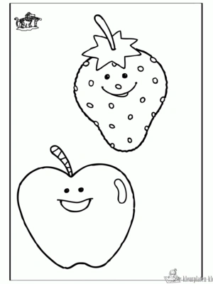 Fruit 24 kleurplaat om te printen en kleuren