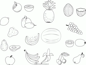 Fruit 48 kleurplaat om te printen en kleuren