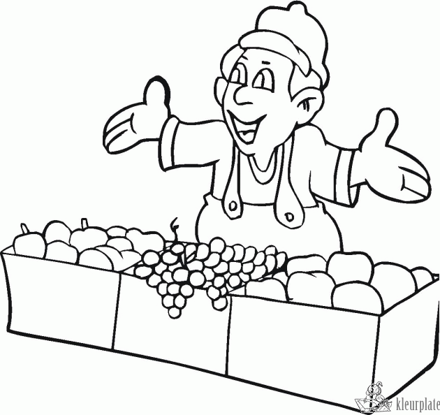Fruit 55 kleurplaat