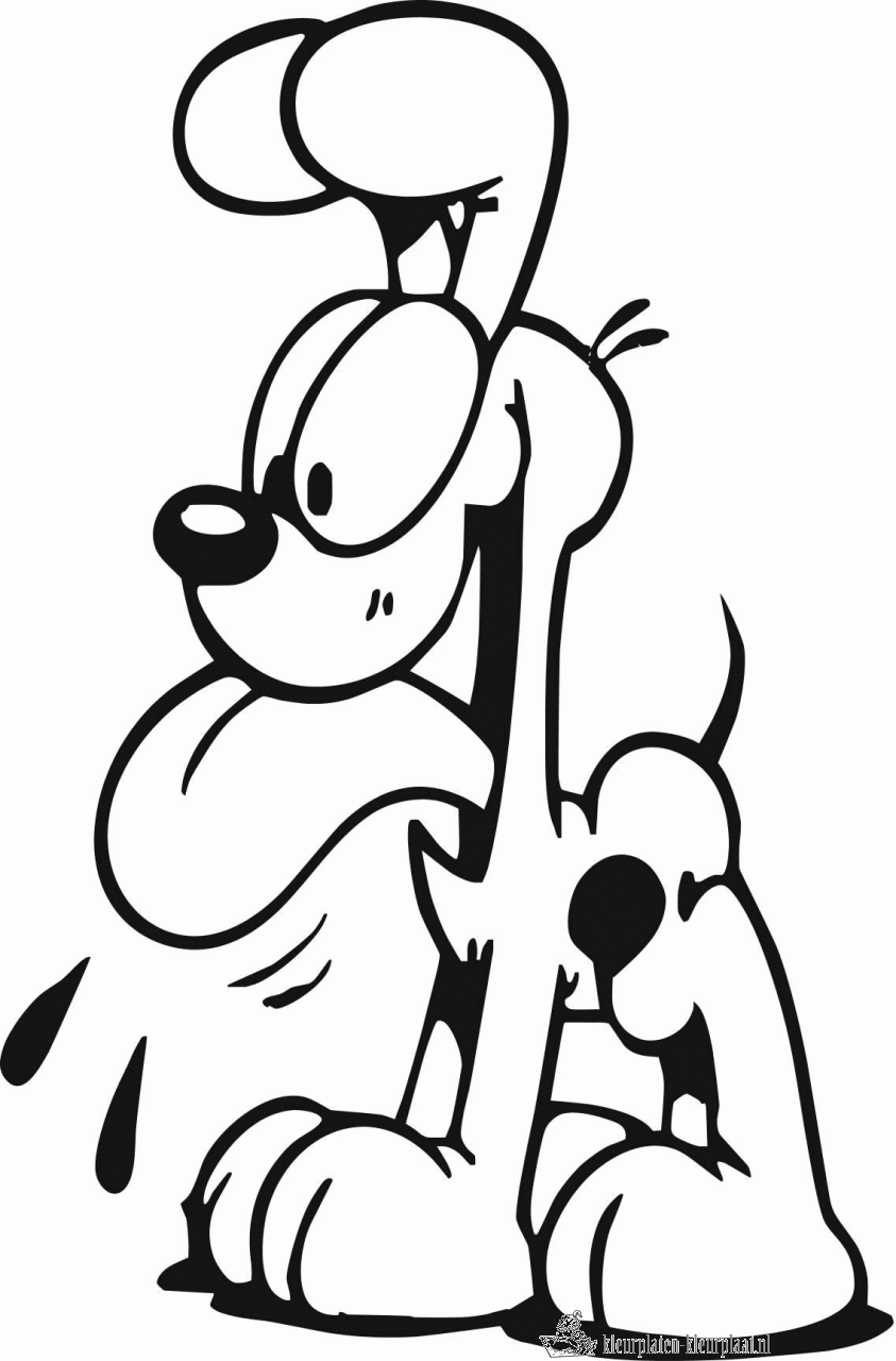 Garfield 88 kleurplaat