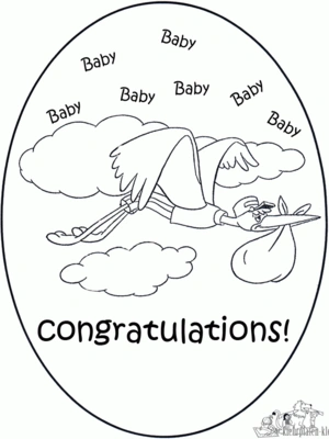 Geboorte 24 kleurplaat om te printen en kleuren