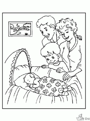 Geboorte 29 kleurplaat om te printen en kleuren