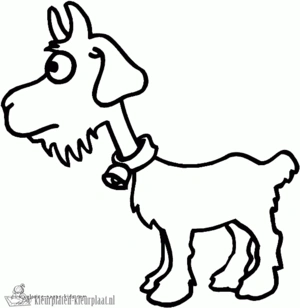 Geit 18 kleurplaat om te printen en kleuren