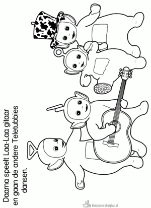 Gitaar 10 kleurplaat om te printen en kleuren