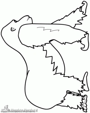 Gorilla 33 kleurplaat om te printen en kleuren