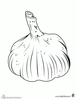 Groente 30 kleurplaat om te printen en kleuren