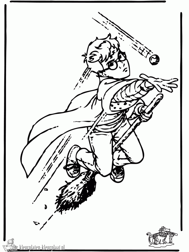 Harry potter 29 kleurplaat