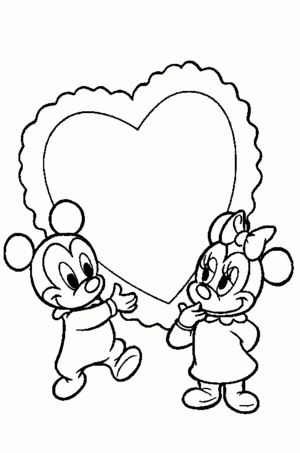 Hart 4 kleurplaat om te printen en kleuren