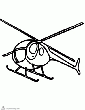 Helicopter 17 kleurplaat om te printen en kleuren