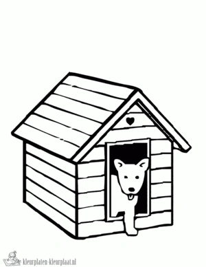 Huis 14 kleurplaat om te printen en kleuren