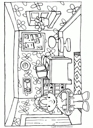 Huis 37 kleurplaat om te printen en kleuren