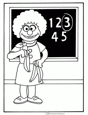 Juf 34 kleurplaat om te printen en kleuren