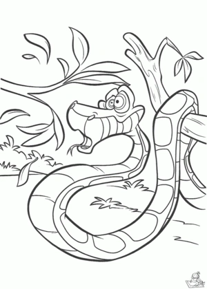 Jungle 32 kleurplaat om te printen en kleuren