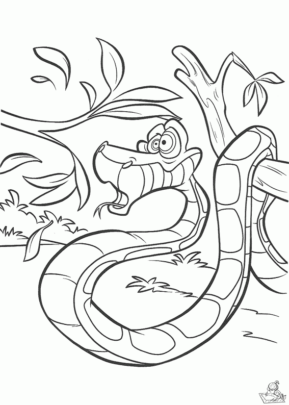 Jungle 32 kleurplaat