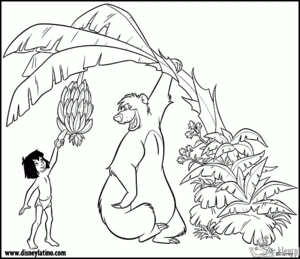 Jungle 8 kleurplaat om te printen en kleuren