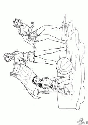 K3 20 kleurplaat om te printen en kleuren