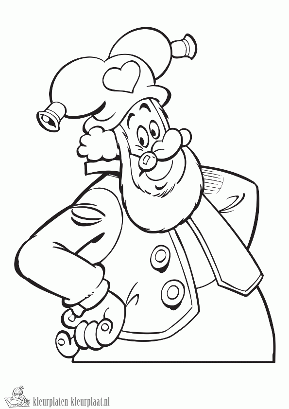 Kabouter plop 1 kleurplaat