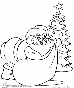 Kerstmis 27 kleurplaat om te printen en kleuren