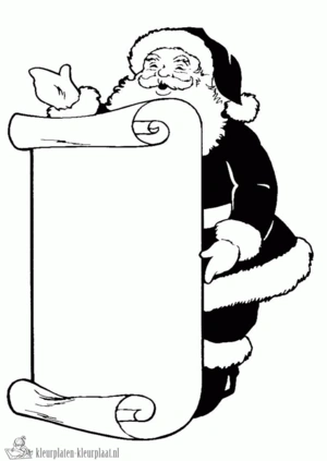 Kerstmis 33 kleurplaat om te printen en kleuren