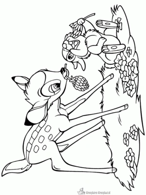 Konijn 14 kleurplaat om te printen en kleuren