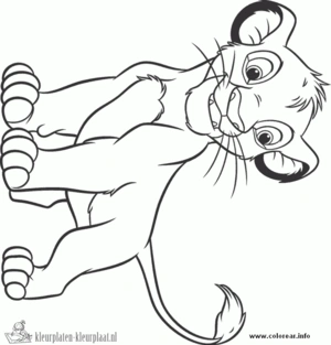 Leeuw kleurplaten om te printen en kleuren