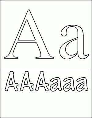 Letters 11 kleurplaat om te printen en kleuren