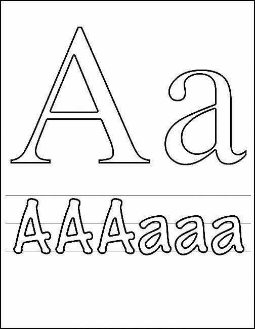 Letters 11 kleurplaat