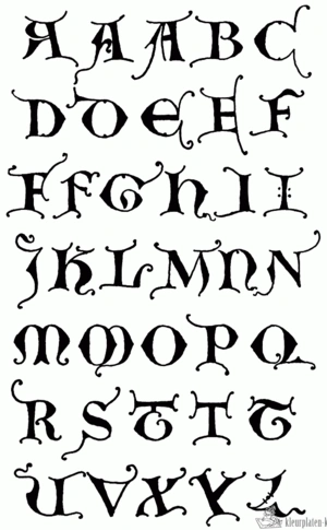 Letters 18 kleurplaat om te printen en kleuren