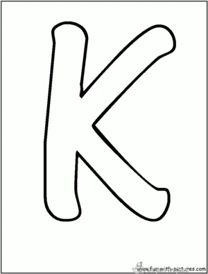 Letters 2 kleurplaat om te printen en kleuren