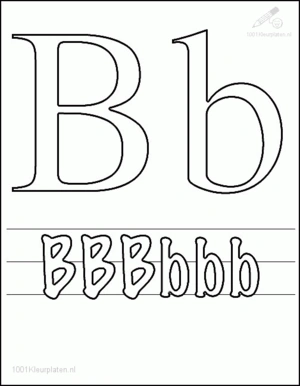 Letters 39 kleurplaat om te printen en kleuren