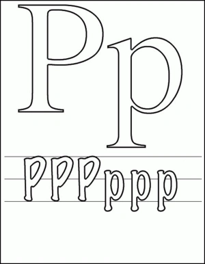 Letters 51 kleurplaat om te printen en kleuren