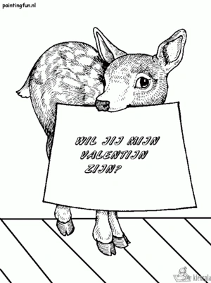 Liefde 15 kleurplaat om te printen en kleuren