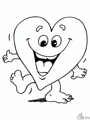 Liefde 6 kleurplaat om te printen en kleuren