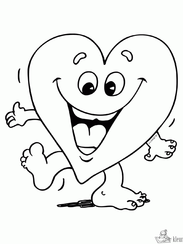 Liefde 6 kleurplaat