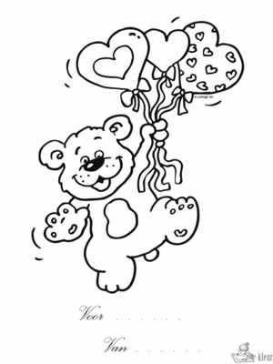 Liefde 9 kleurplaat om te printen en kleuren